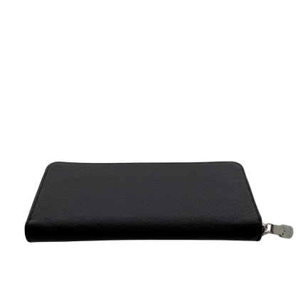 Louis Vuitton Zippy Wallet Vertical Taiga Leder schwarz Fullset / neuwertig Louis Vuitton