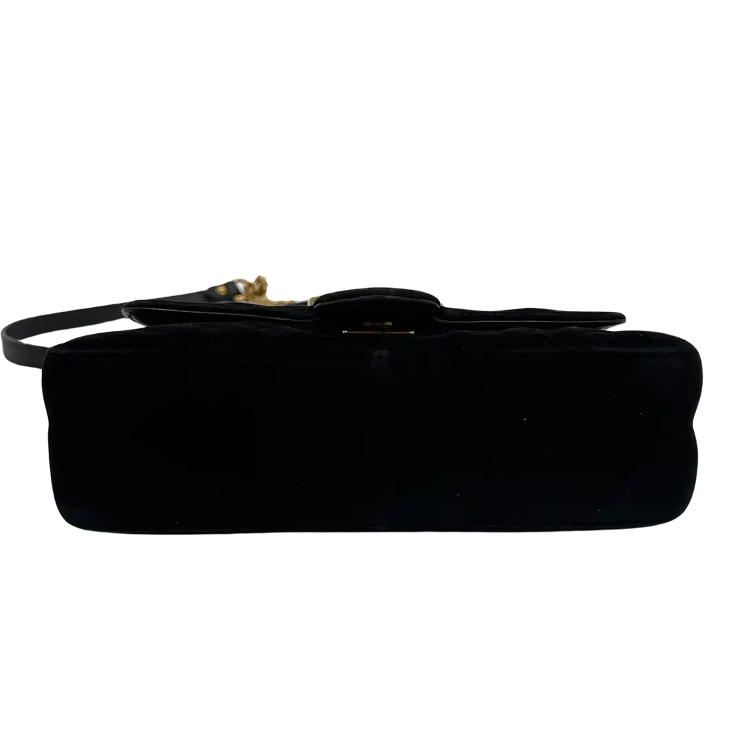 Gucci GG Marmont schwarz Fullset Small / gut