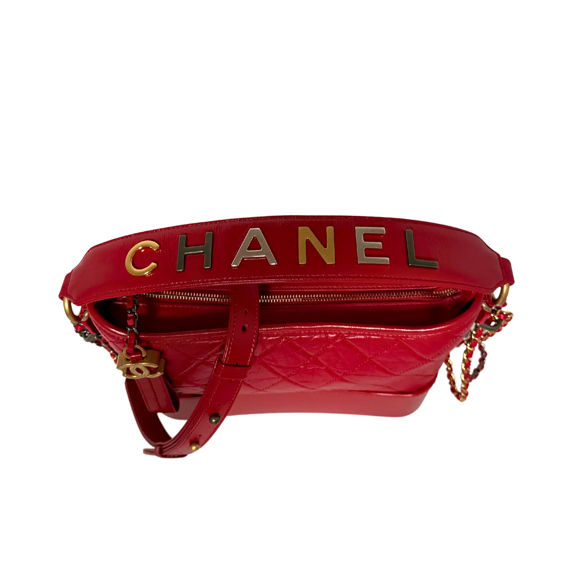 Chanel Gabrielle Small Hobo Bag rot 2020 Fullset / Sehr gut Chanel