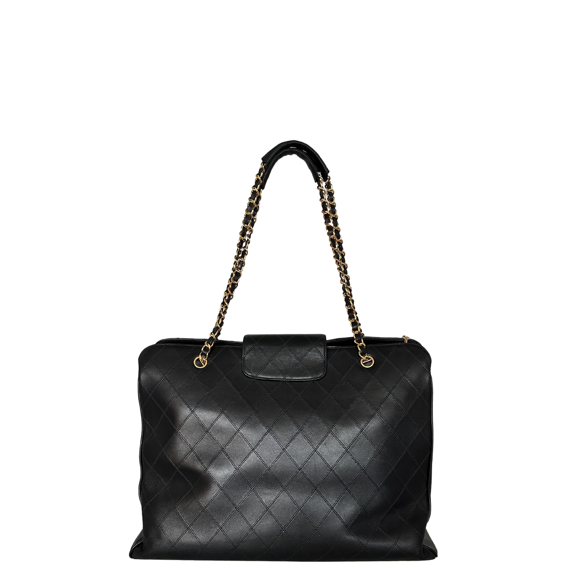Chanel Supermodel Weekender Vintage 24k vergoldet mit ID Card / Invest / sehr gut Chanel
