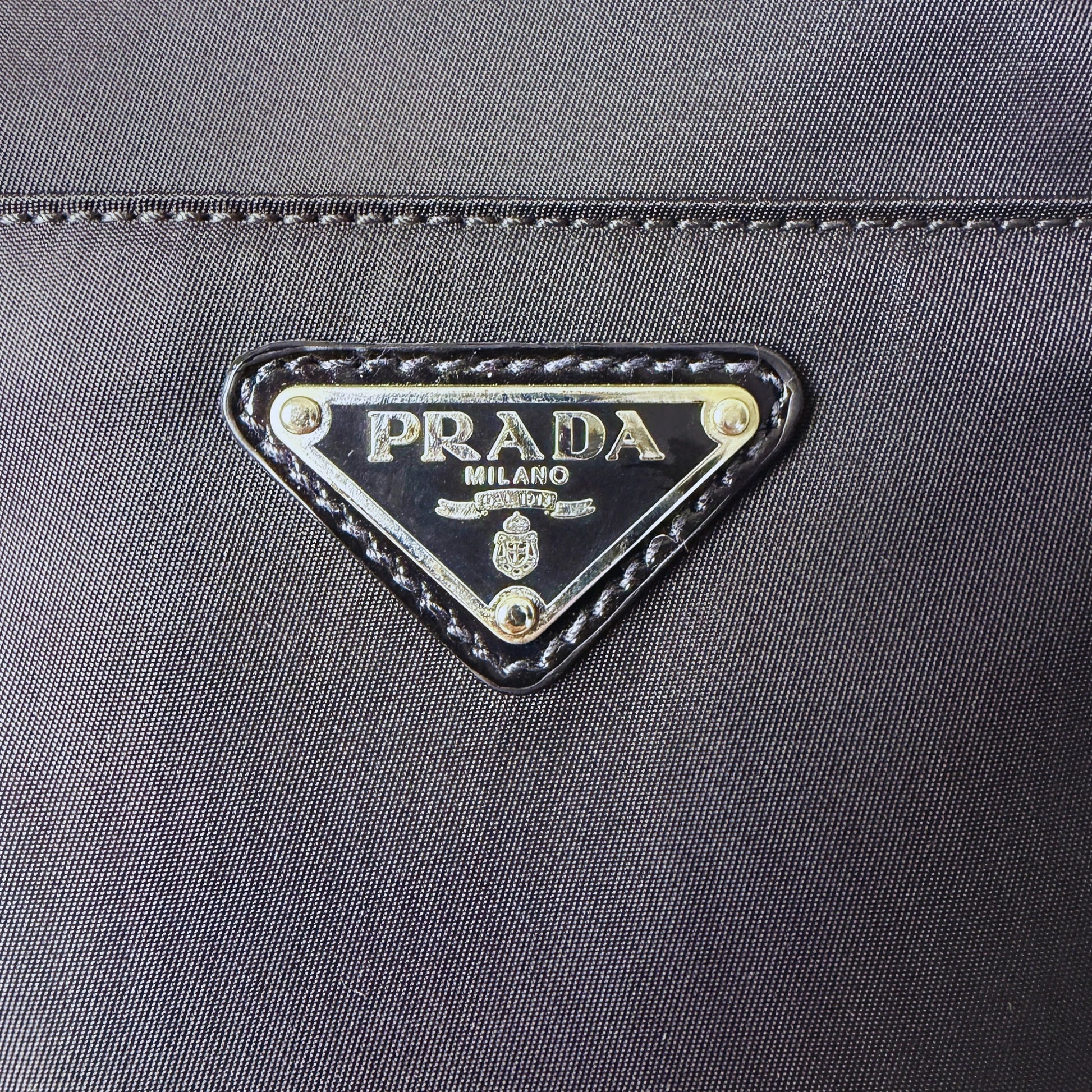 Prada Tessuto Satchel 2 Wege Tasche Nylon / sehr gut Prada