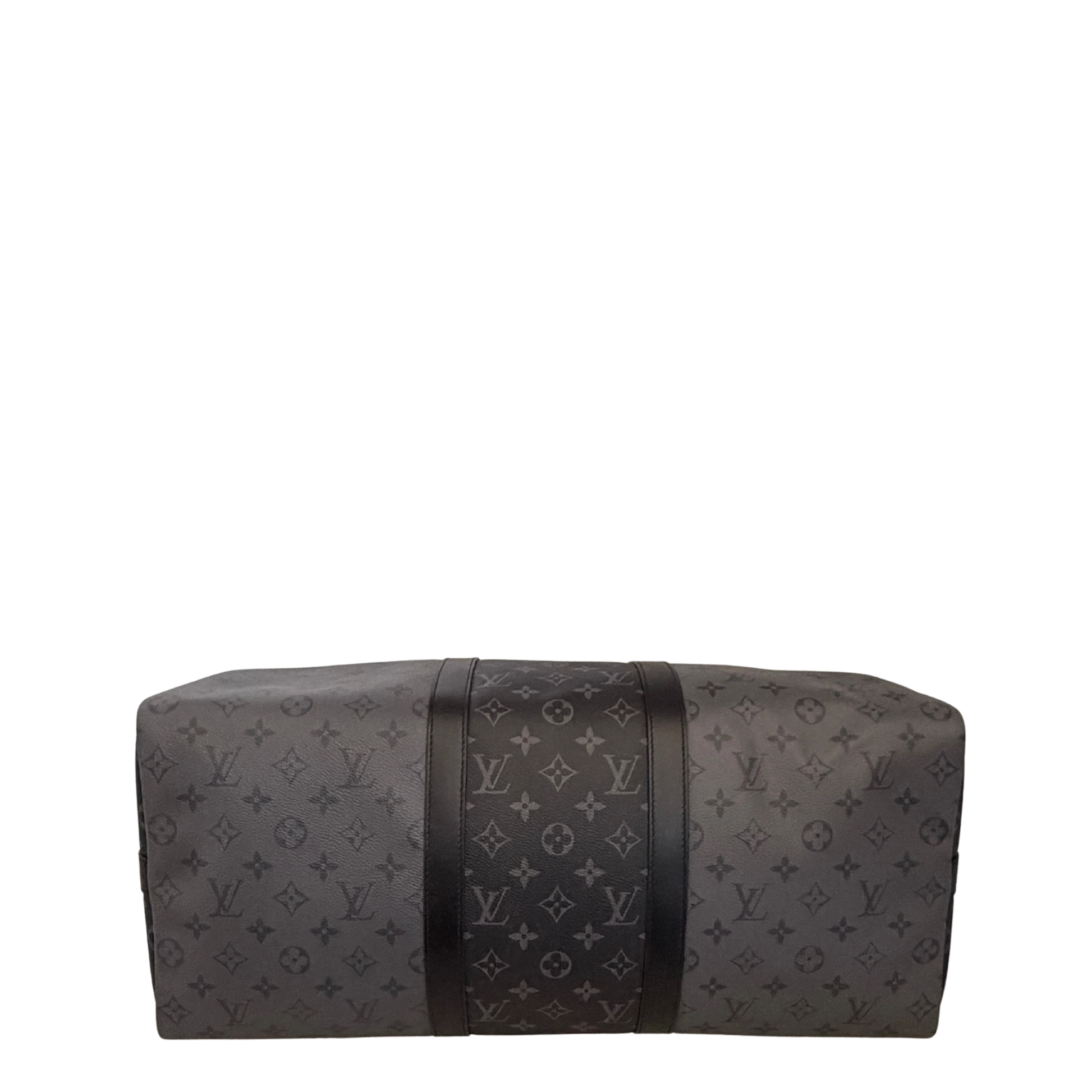 Louis Vuitton Keepall 50 Bandouliere Monogram Eclipse Reverse 50 grau / ungetragen Louis Vuitton