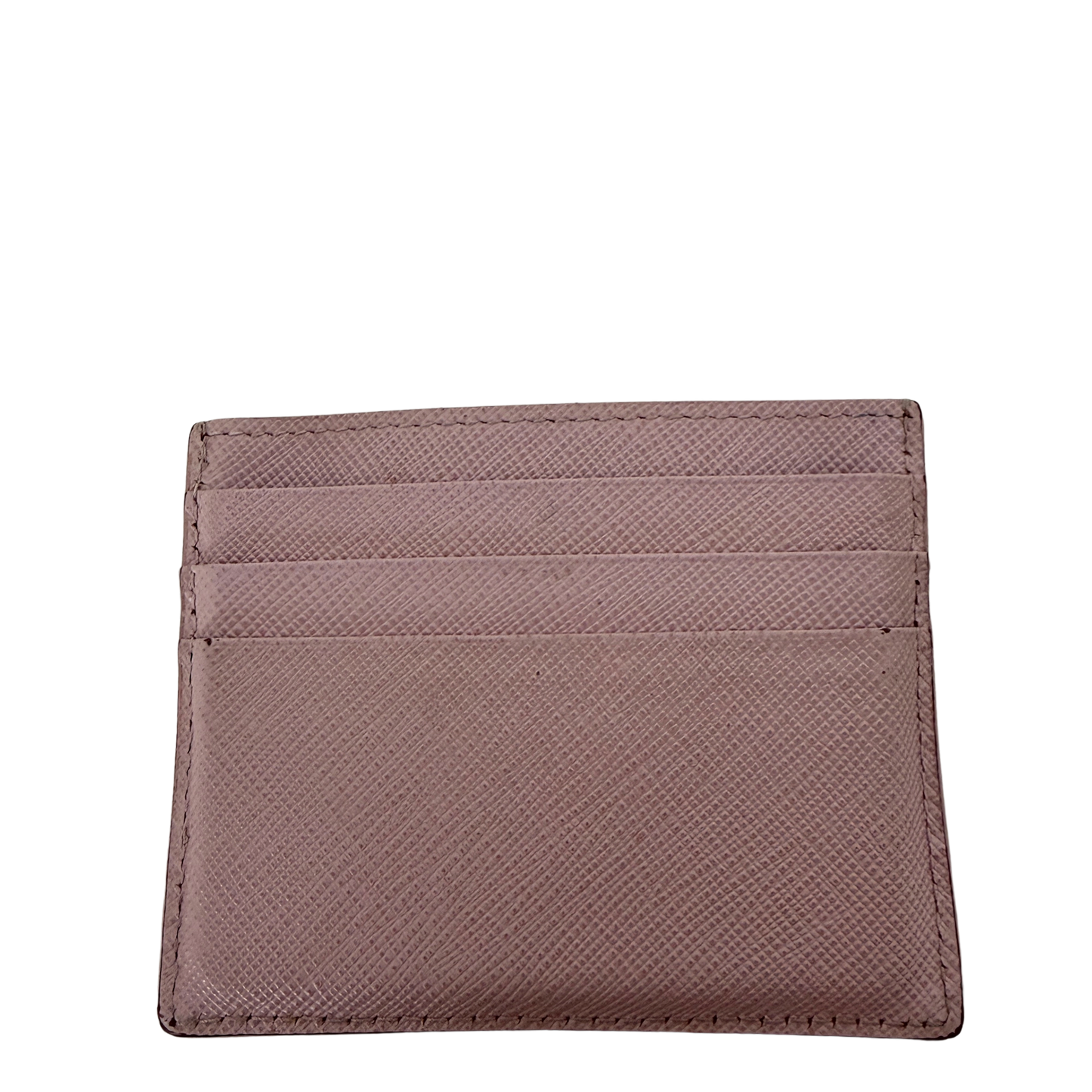 Prada Kartenetui aus Saffiano Leder pink / akzeptabel Prada