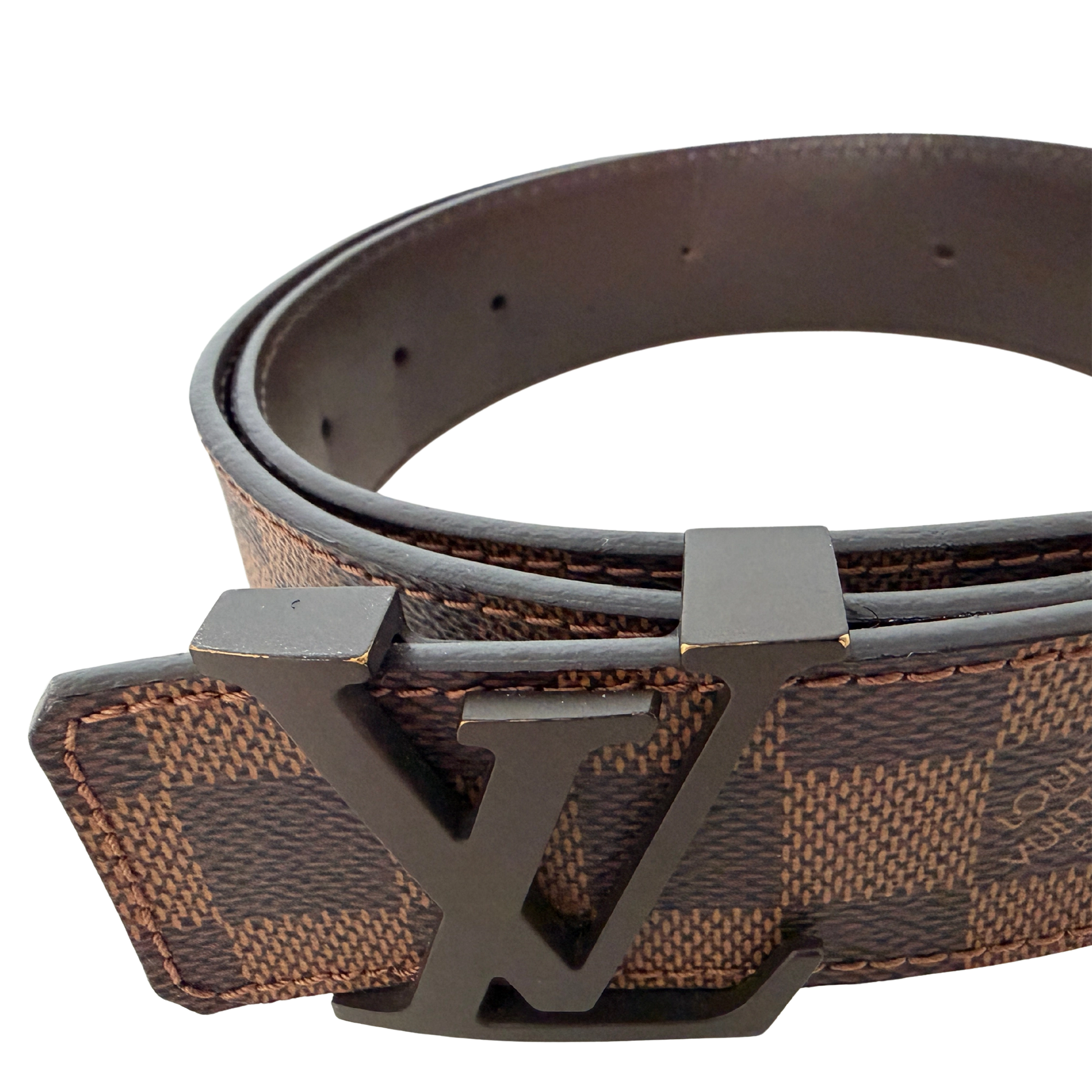 Louis Vuitton Damier Ebene LV Initiales Belt 85cm  / sehr gut Louis Vuitton