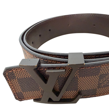 Louis Vuitton Damier Ebene LV Initiales Belt 85cm  / sehr gut Louis Vuitton