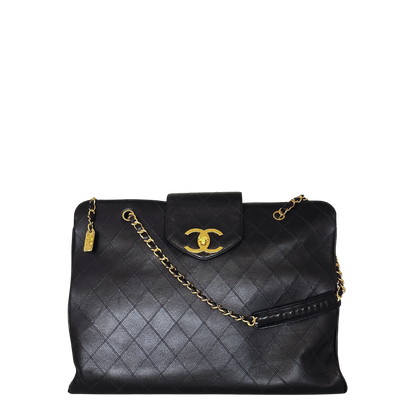 Chanel Supermodel Weekender Vintage 24k vergoldet mit ID Card / Invest / sehr gut Chanel
