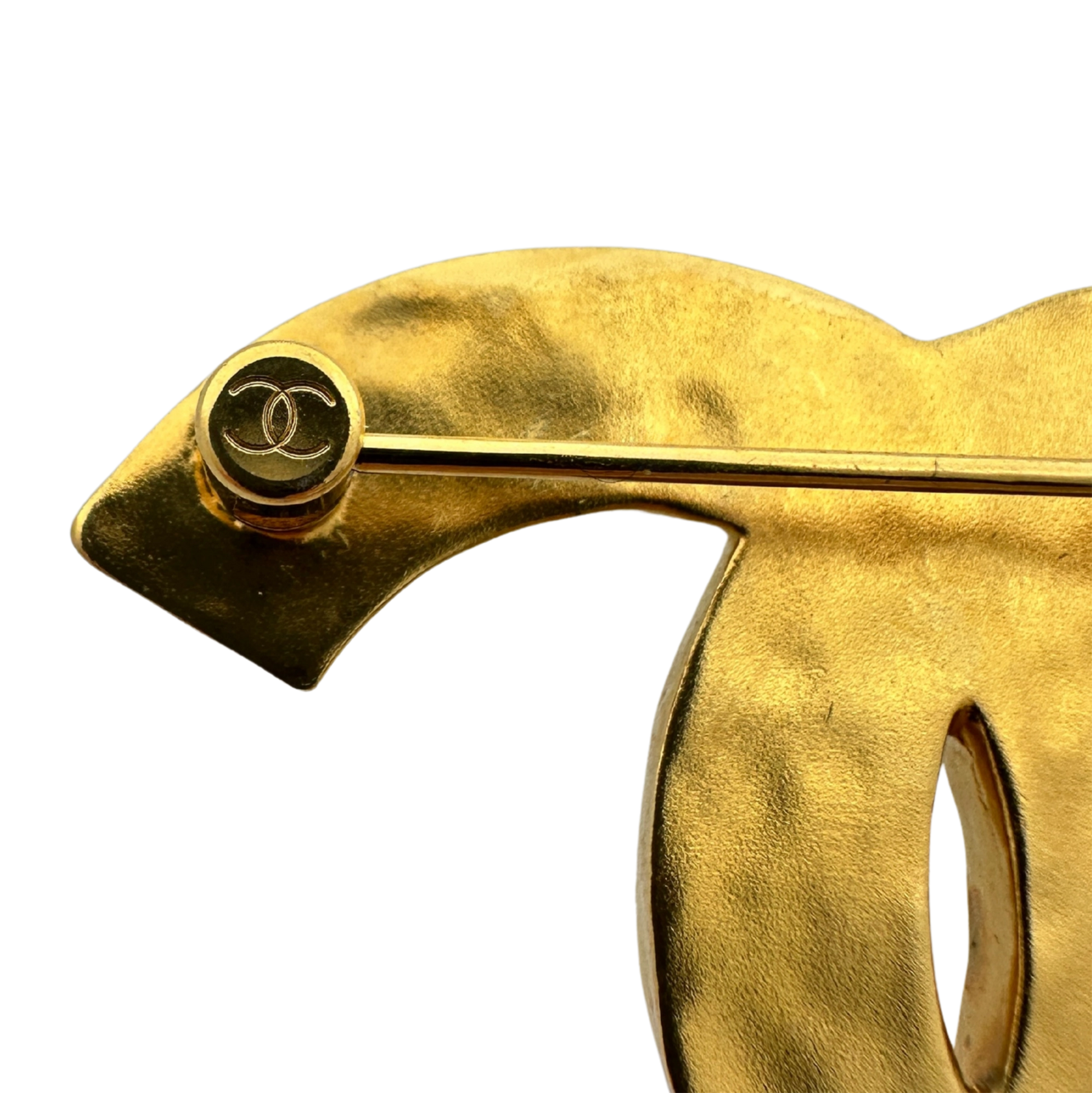 Chanel CC Brosche Gold/Orange/Pink - Limitierte Edition / Neuwertig Chanel