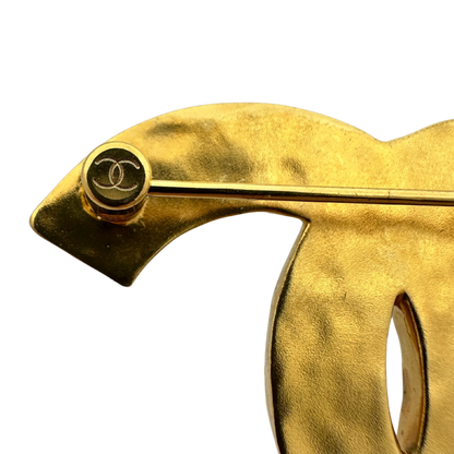 Chanel CC Brosche Gold/Orange/Pink - Limitierte Edition / Neuwertig Chanel