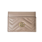 Gucci GG Marmont Kalbsleder Kartenetui Cardholder  poudre / neu Gucci