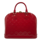 Louis Vuitton Alma PM Monogram Vernis Kirschrot /gut Louis Vuitton