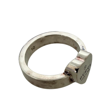 Gucci Ring mit Herz-Anhänger 925er silber Größe 10 / gut Gucci