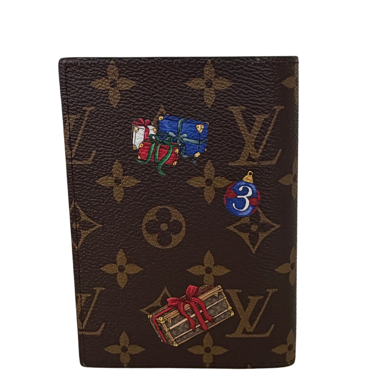 Louis Vuitton Vivienne 2025 Passport Cover Monogram Iced Gold Fullset / neuwertig Louis Vuitton