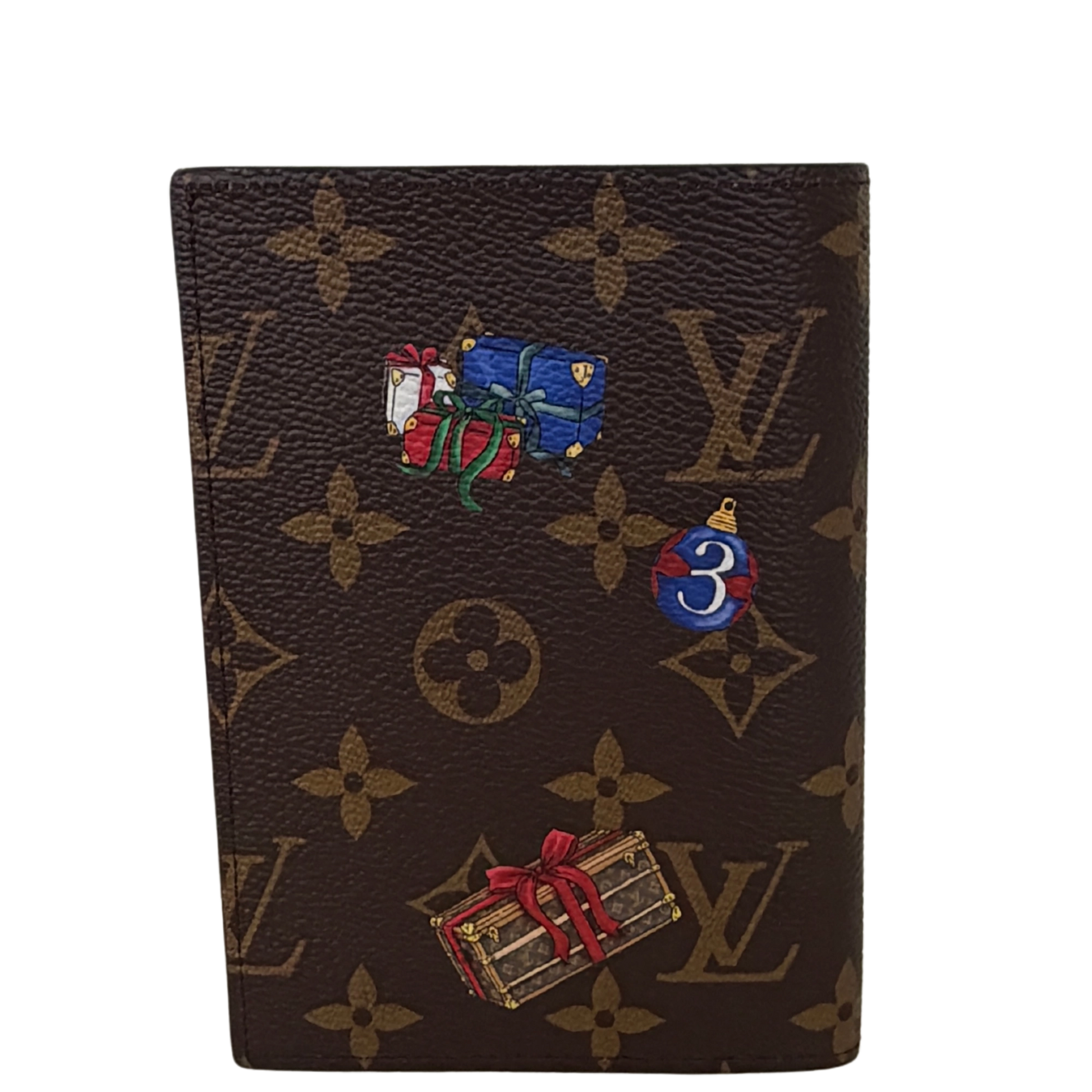 Louis Vuitton Vivienne 2025 Passport Cover Monogram Iced Gold Fullset / neuwertig Louis Vuitton