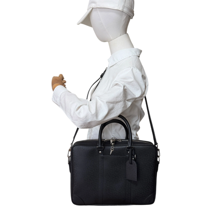 Louis Vuitton Porte-Documents Voyage PM Taiga Leder Fullset / neuwertig Louis Vuitton