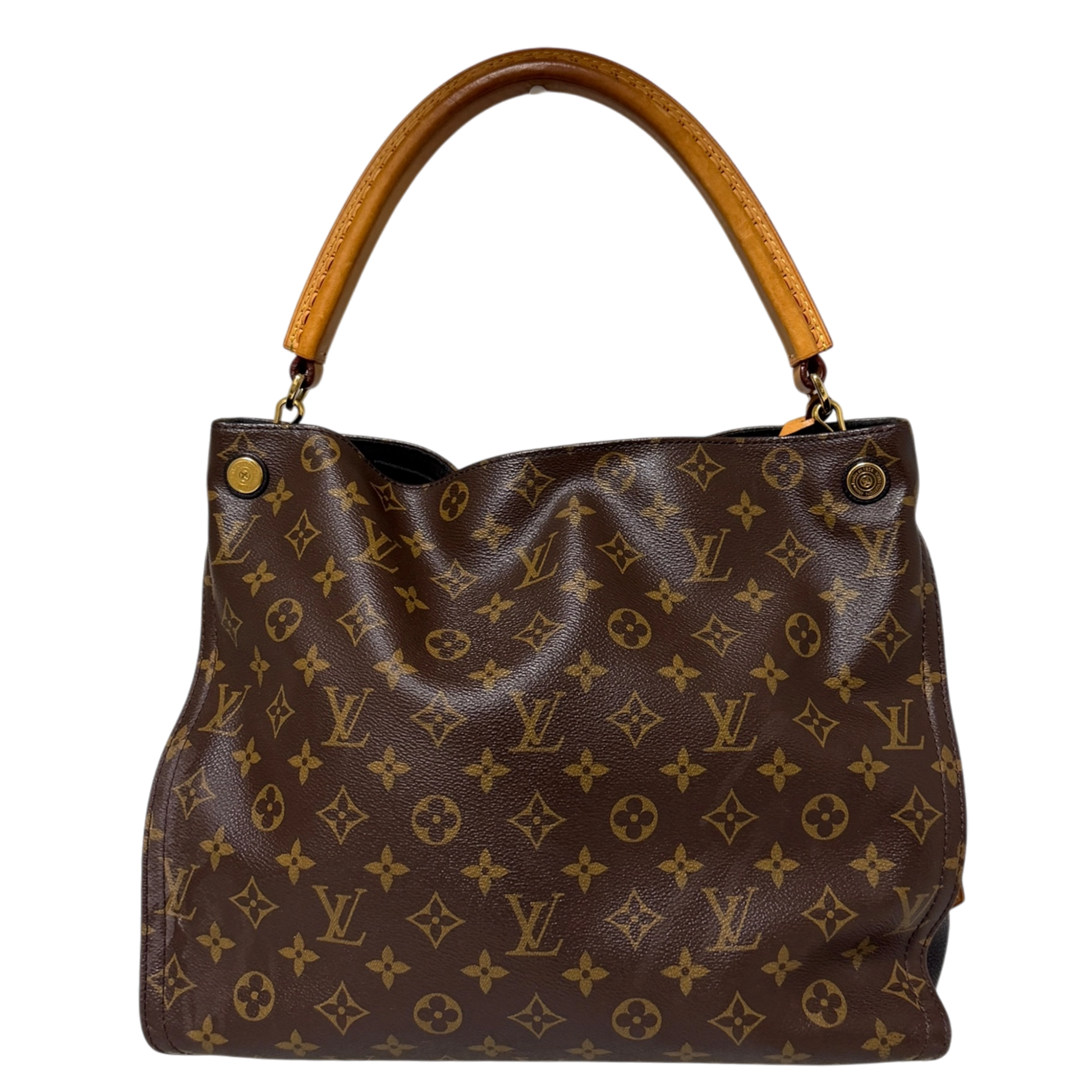 Louis Vuitton Gaia Monogram Canvas Schultertasche / gut Louis Vuitton