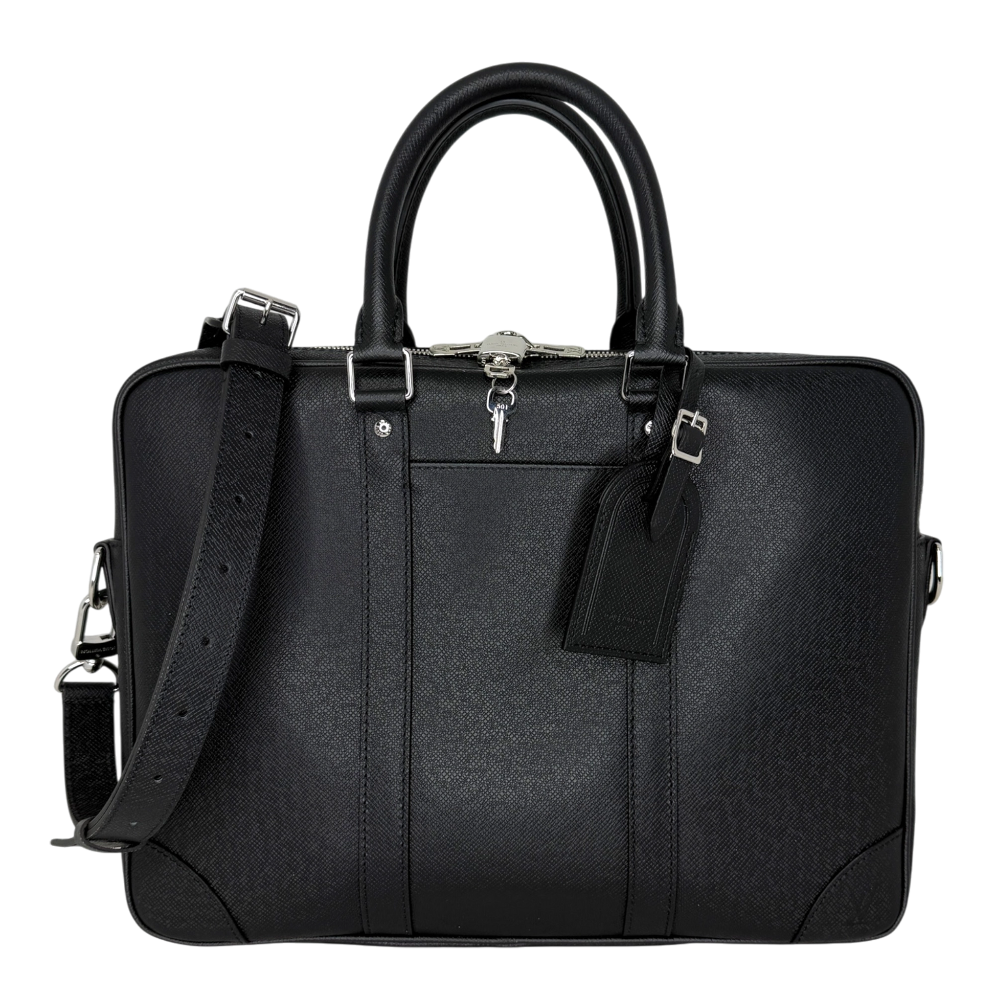 Louis Vuitton Porte-Documents Voyage PM Taiga Leder Fullset / neuwertig Louis Vuitton