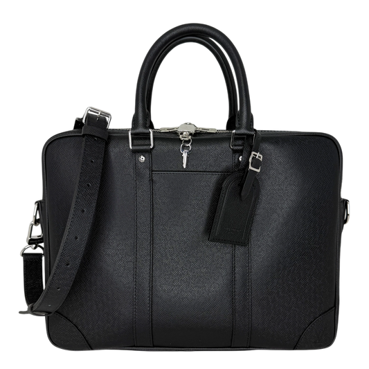 Louis Vuitton Porte-Documents Voyage PM Taiga Leder Fullset / neuwertig Louis Vuitton