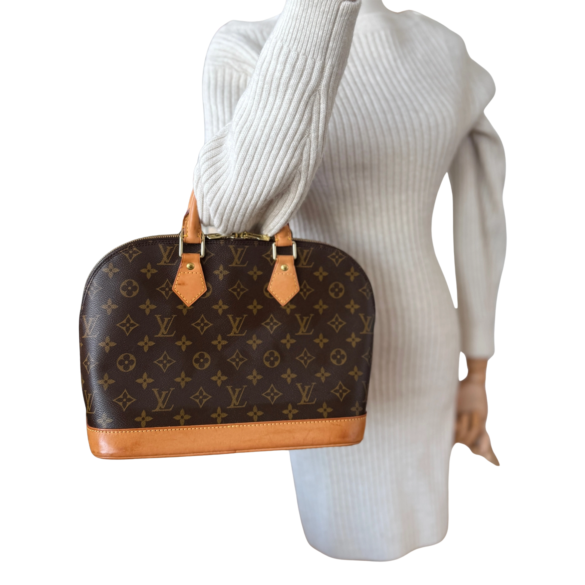 Louis Vuitton Monogram Alma PM Braun / gut Louis Vuitton