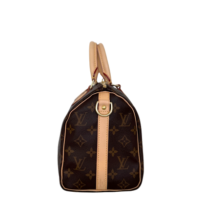 Louis Vuitton Speedy 25 Bandouliere M46977 Monogram Canvas Braun Fullset / neuwertig Louis Vuitton