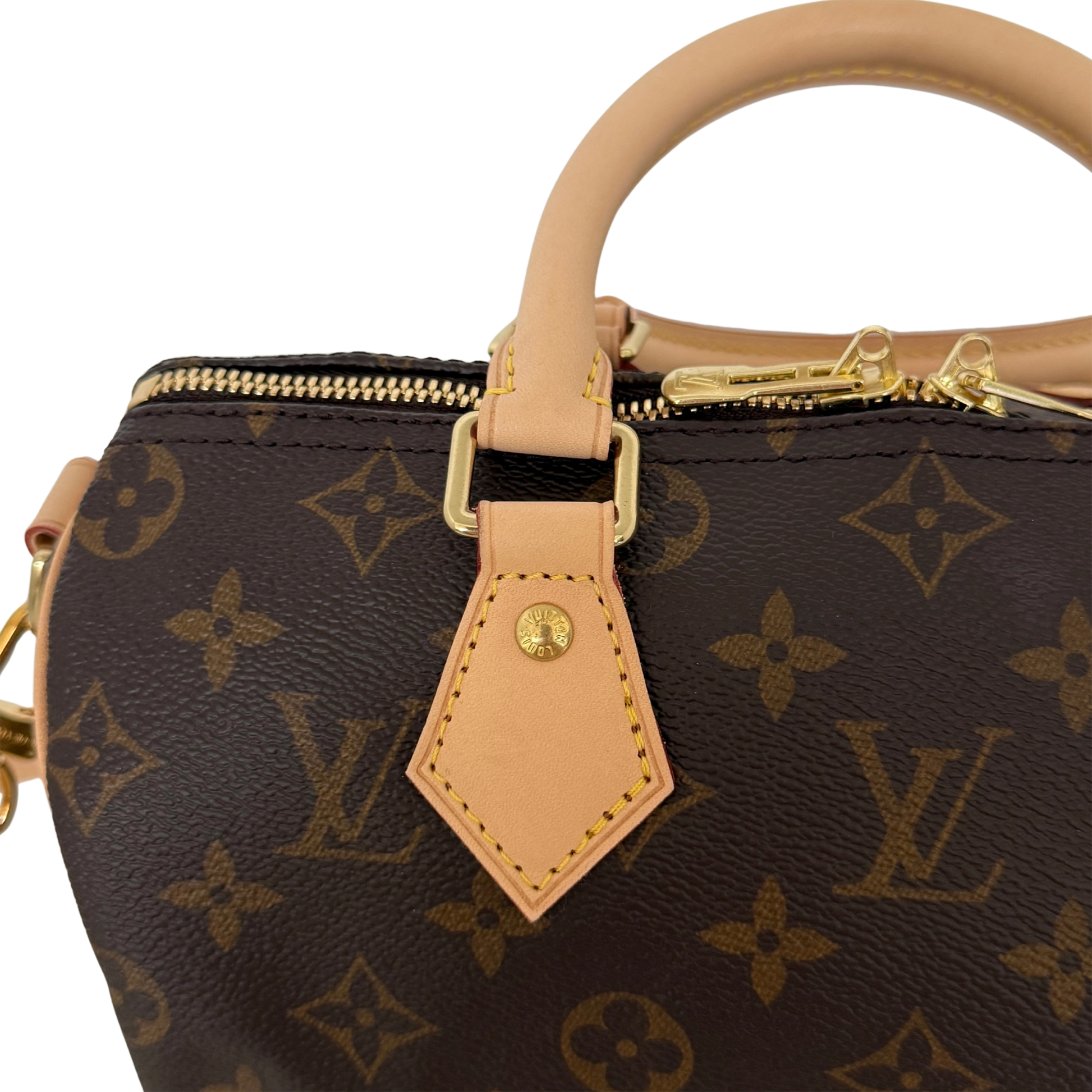 Louis Vuitton Speedy 25 Bandouliere M46977 Monogram Canvas Braun Fullset / neuwertig Louis Vuitton