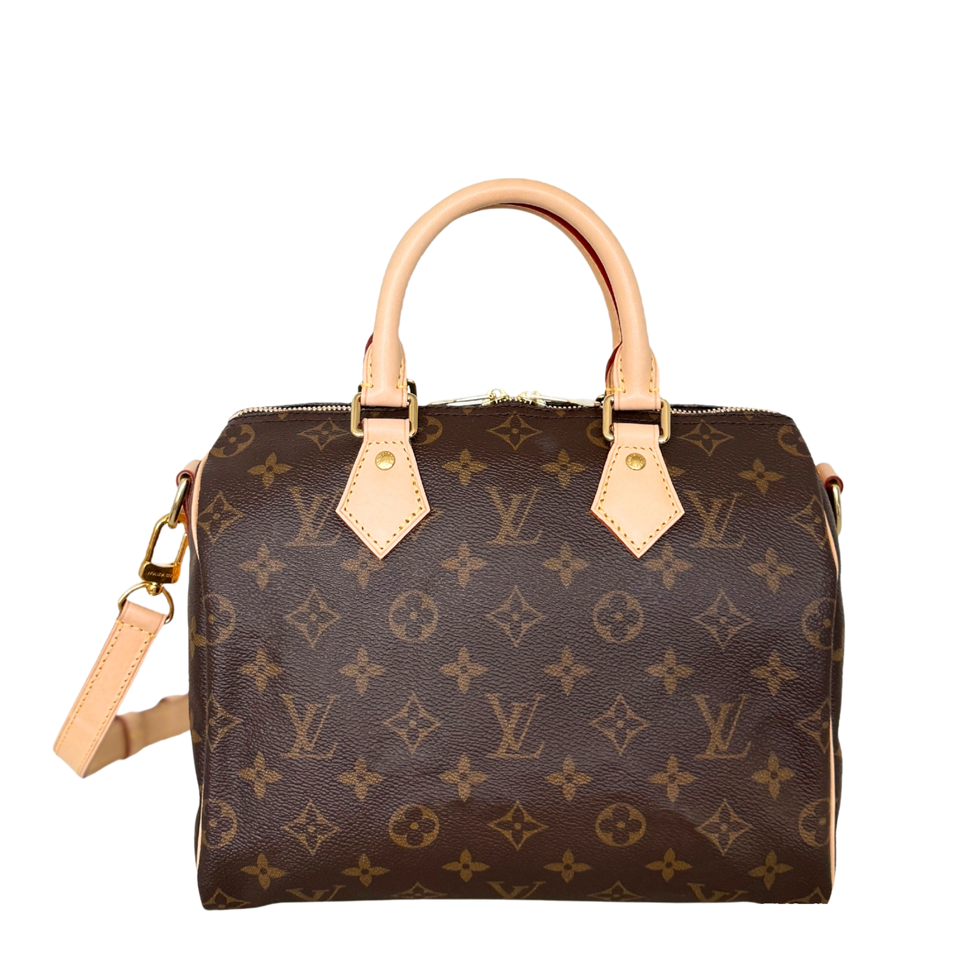 Louis Vuitton Speedy 25 Bandouliere M46977 Monogram Canvas Braun Fullset / neuwertig Louis Vuitton