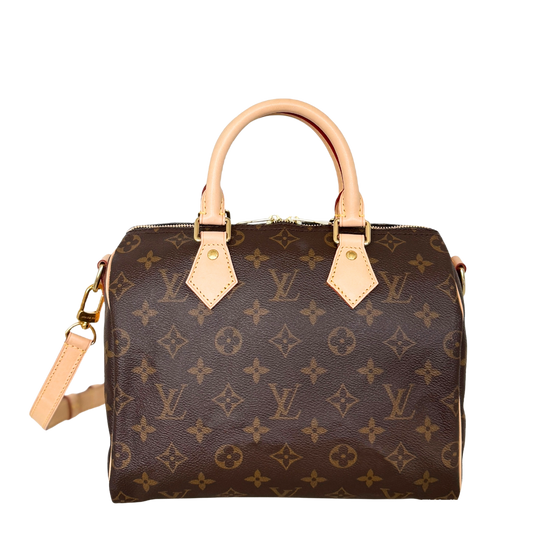 Louis Vuitton Speedy 25 Bandouliere M46977 Monogram Canvas Braun Fullset / neuwertig Louis Vuitton
