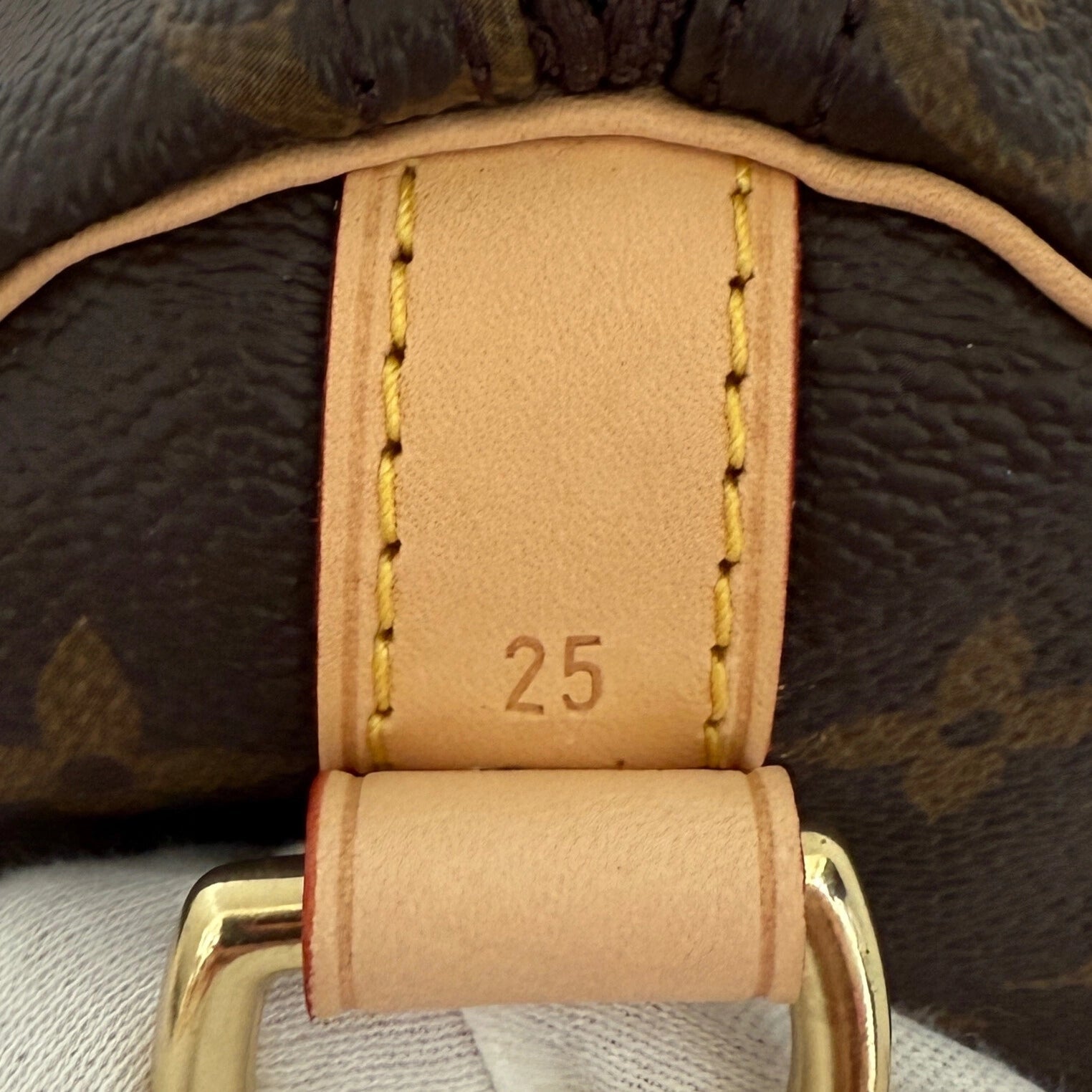 Louis Vuitton Speedy 25 Bandouliere M46977 Monogram Canvas Braun Fullset / neuwertig Louis Vuitton