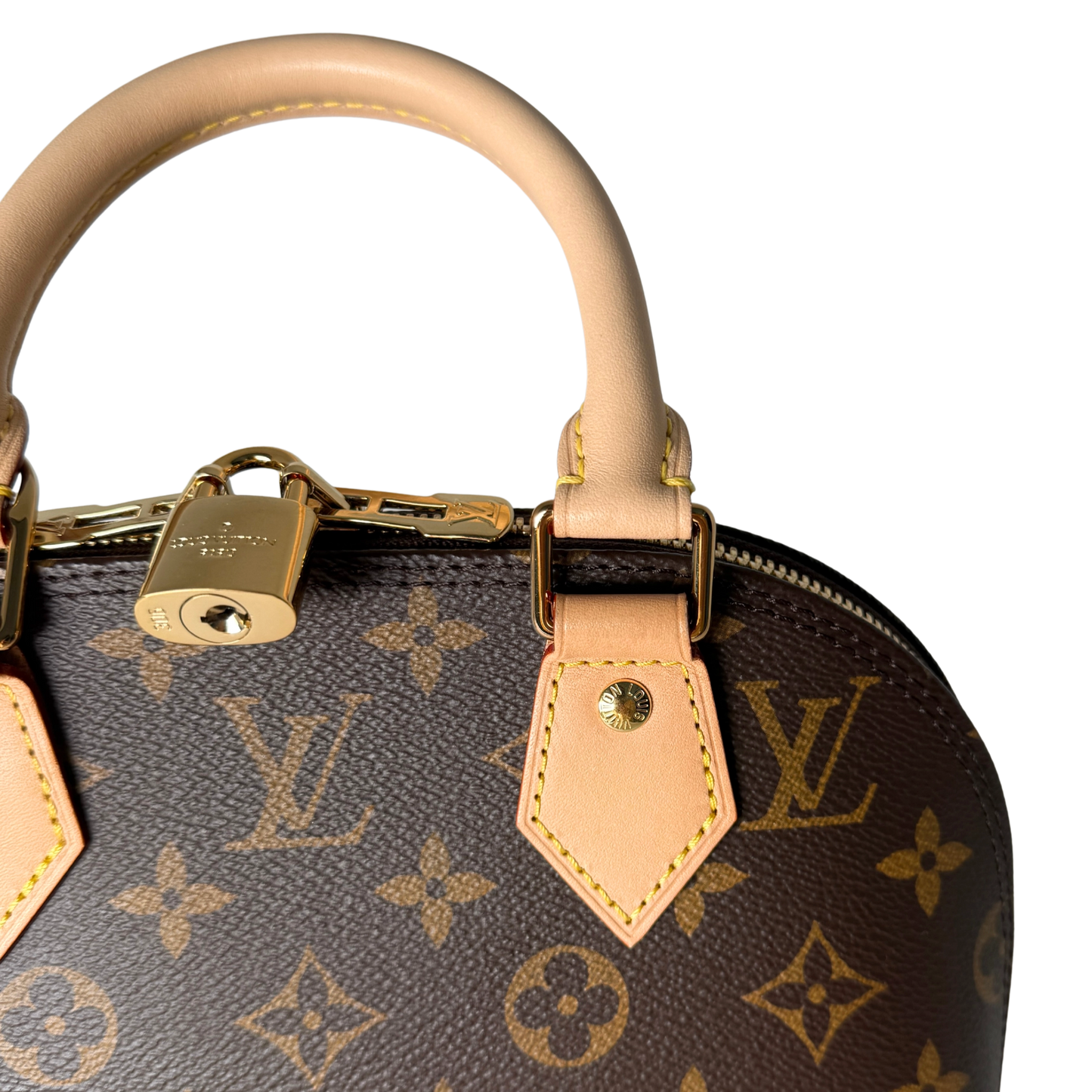 Louis Vuitton Alma BB Monogram Canvas Braun Fullset / sehr gut