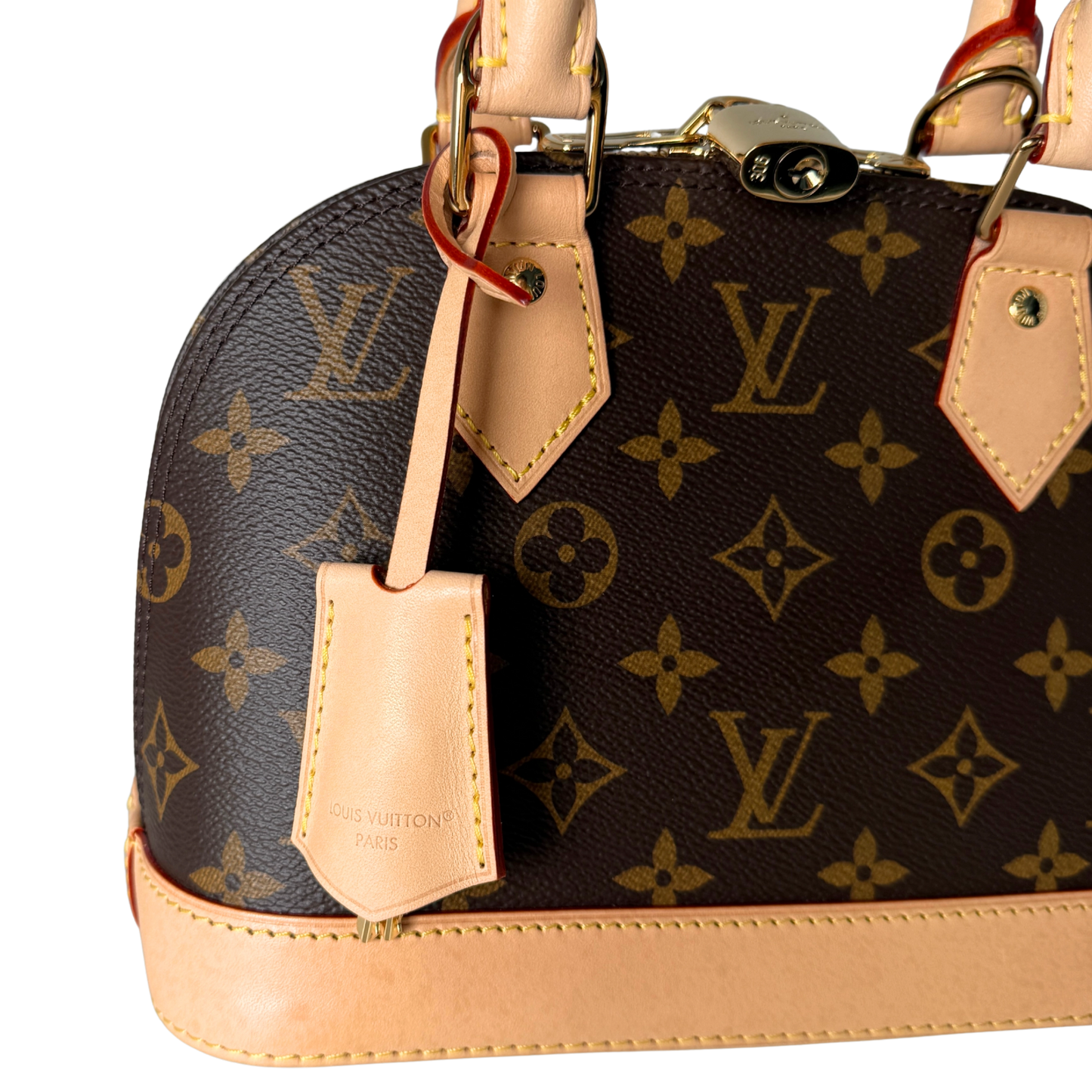 Louis Vuitton Alma BB Monogram Canvas Braun Fullset / sehr gut