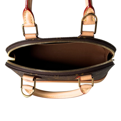 Louis Vuitton Alma BB Monogram Canvas Braun Fullset / sehr gut