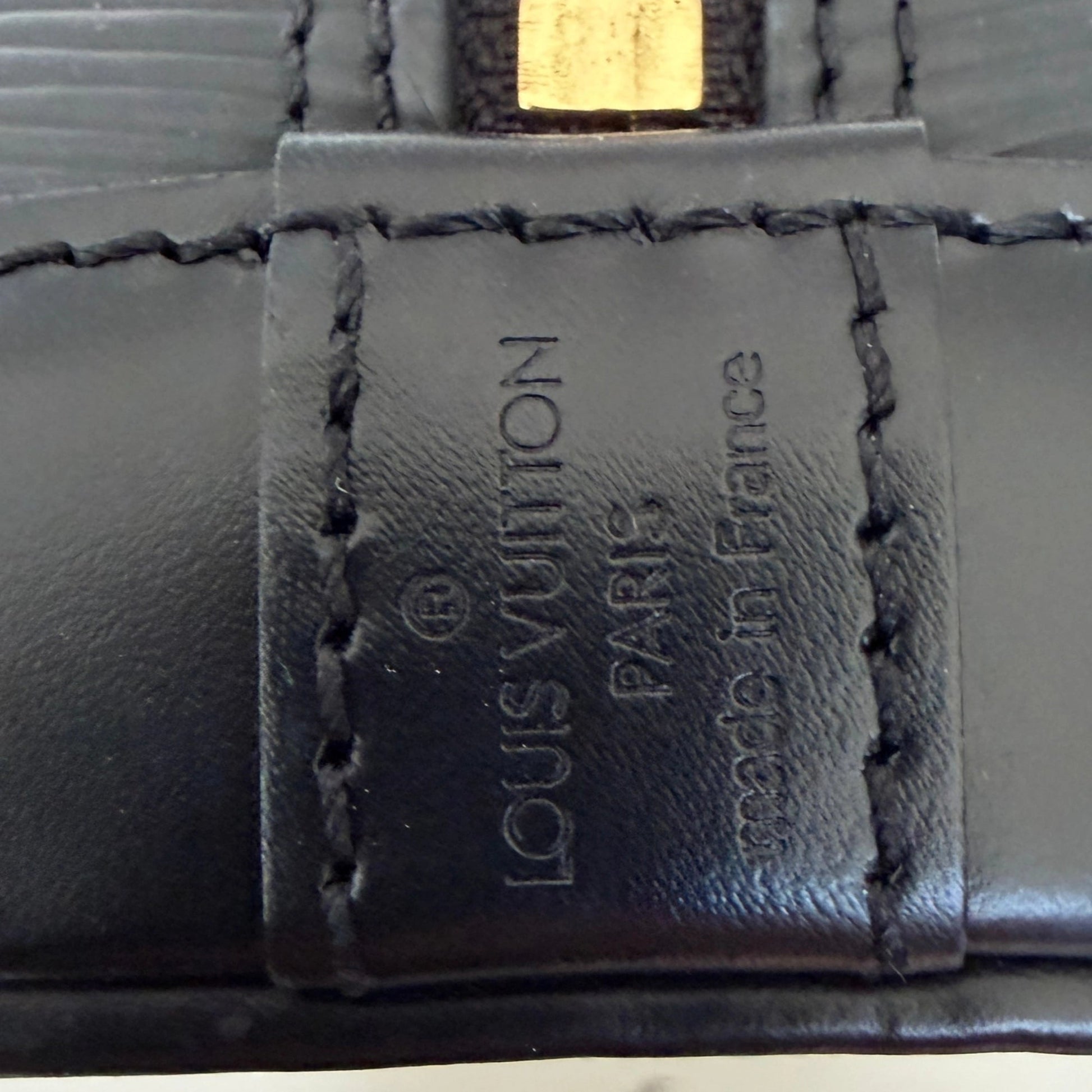Louis Vuitton Alma PM Epi Leder schwarz Vintage / neuwertig Louis Vuitton