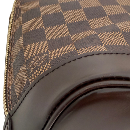 Louis Vuitton Alma PM Damier Ebène Canvas Brown Gold