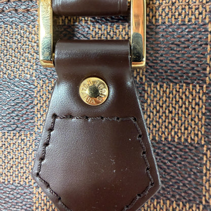 Louis Vuitton Alma PM Damier Ebène Canvas Brown Gold