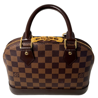 Louis Vuitton Alma BB Ebene Canvas N40606 Braun Fullset / sehr gut Louis Vuitton