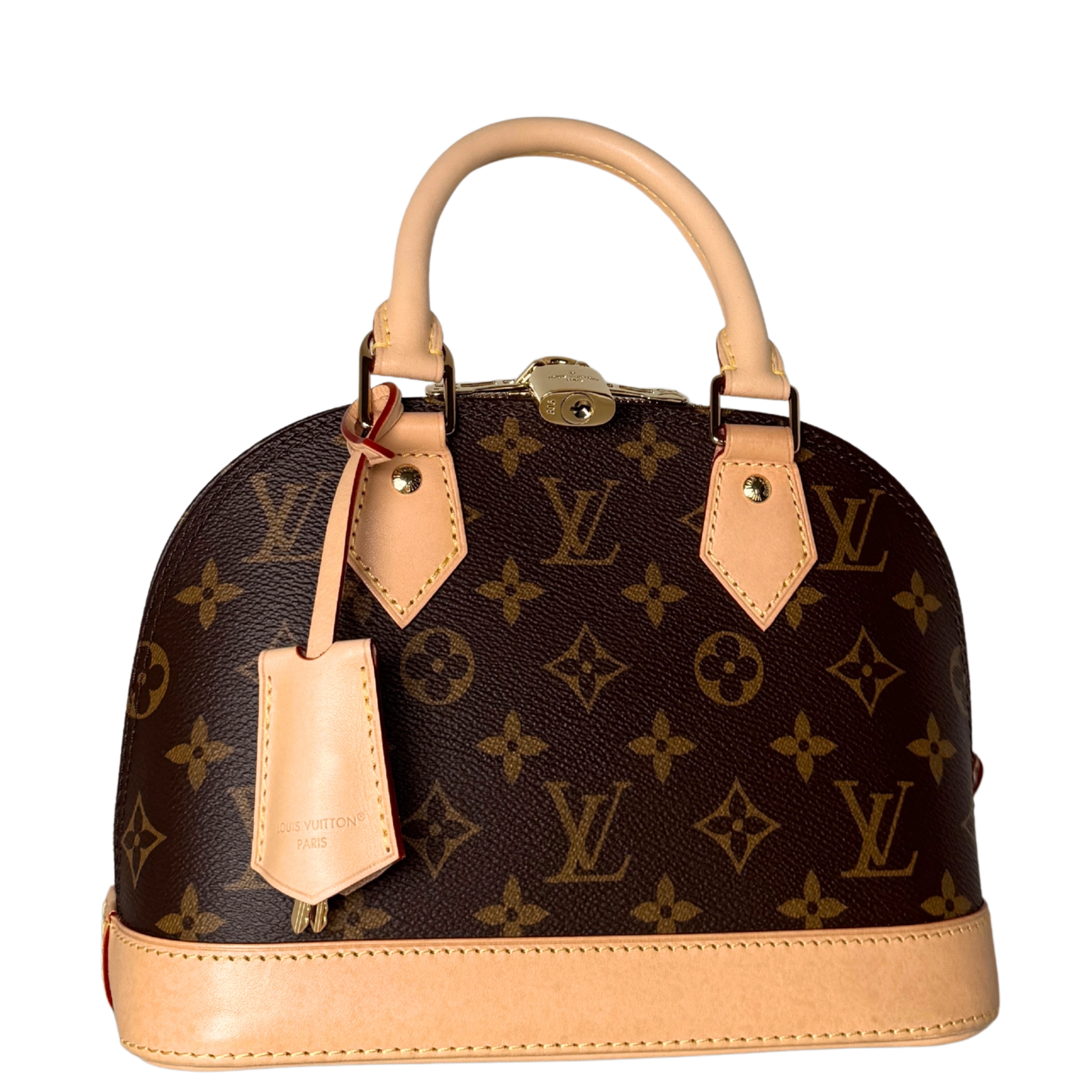 Louis Vuitton Alma BB Monogram Canvas Braun Fullset / sehr gut