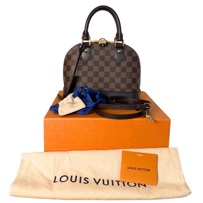 Louis Vuitton Alma BB Ebene Canvas N40606 Braun Fullset / sehr gut Louis Vuitton