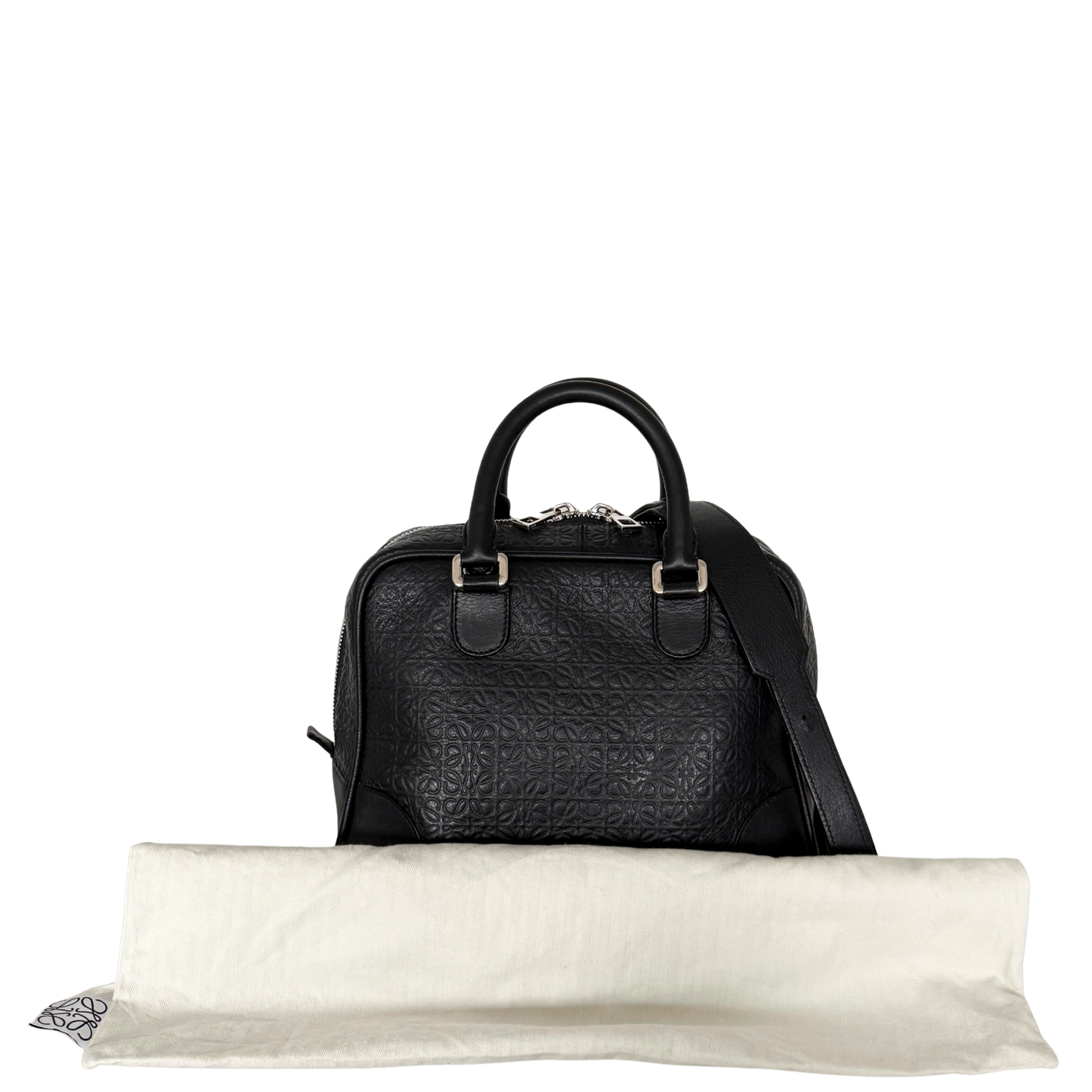 Loewe Amazona 28 Handtasche Schwarz / sehr gut Loewe