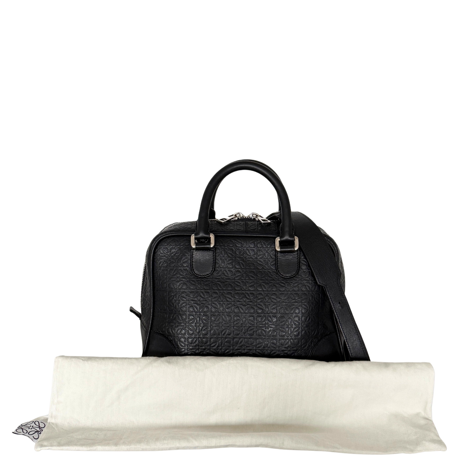 Loewe Amazona 28 Handtasche Schwarz / sehr gut Loewe