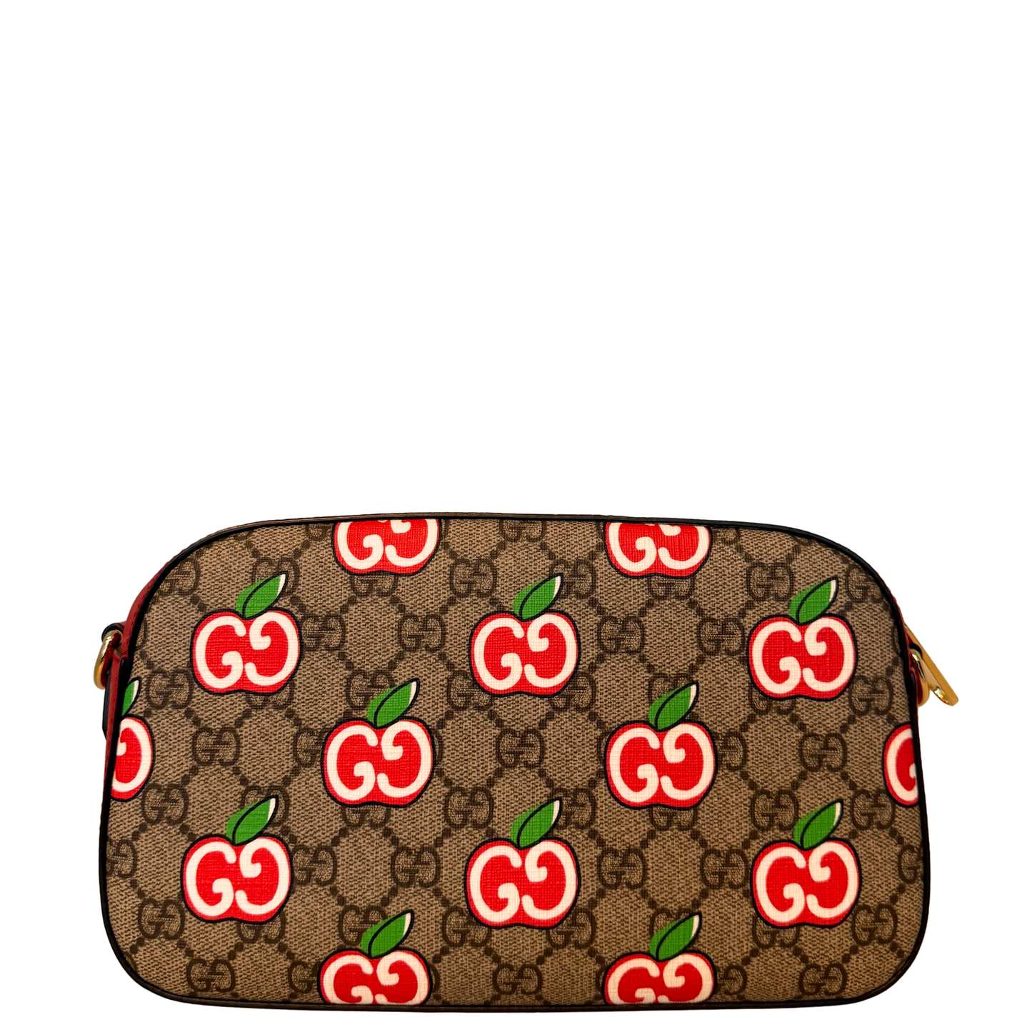 Gucci GG Supreme Apple Camera Bag Rot / sehr gut Gucci