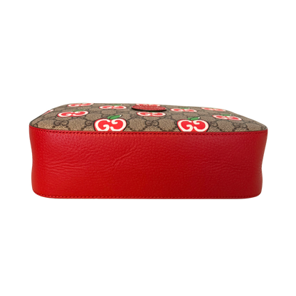 Gucci GG Supreme Apple Camera Bag Rot / sehr gut Gucci