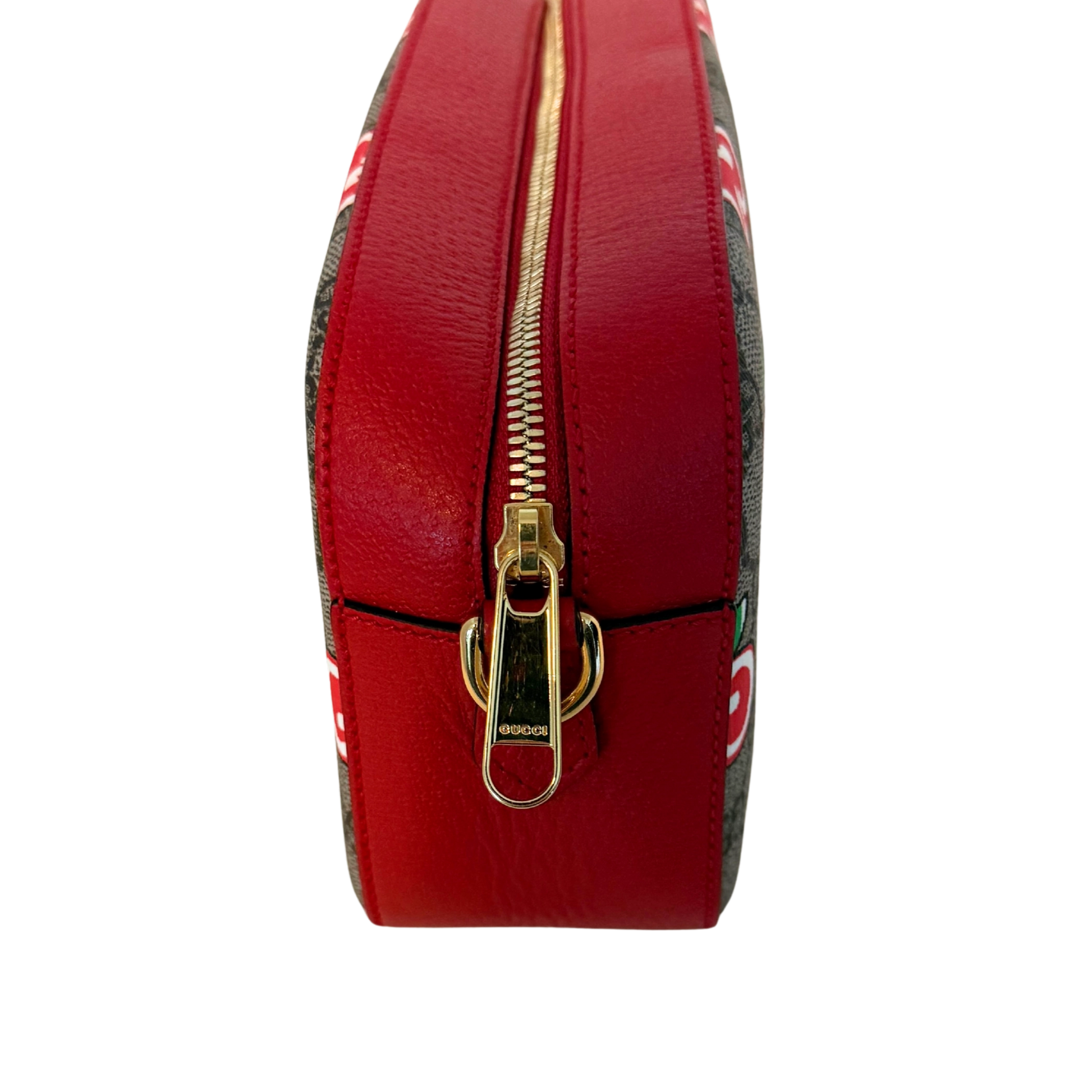 Gucci GG Supreme Apple Camera Bag Rot / sehr gut Gucci