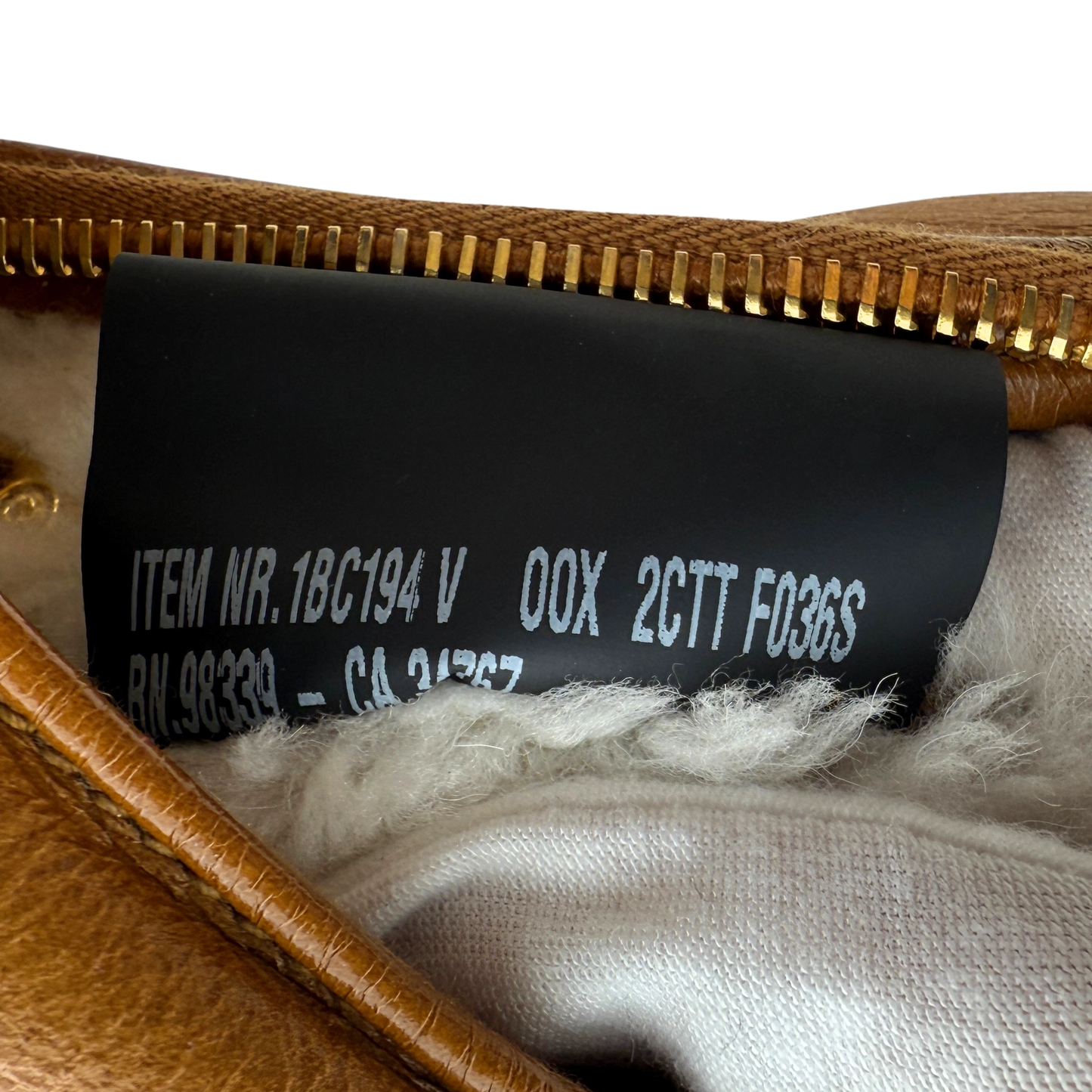 Prada kleine Arqué Schultertasche aus Lammfell Cognac / neuwertig