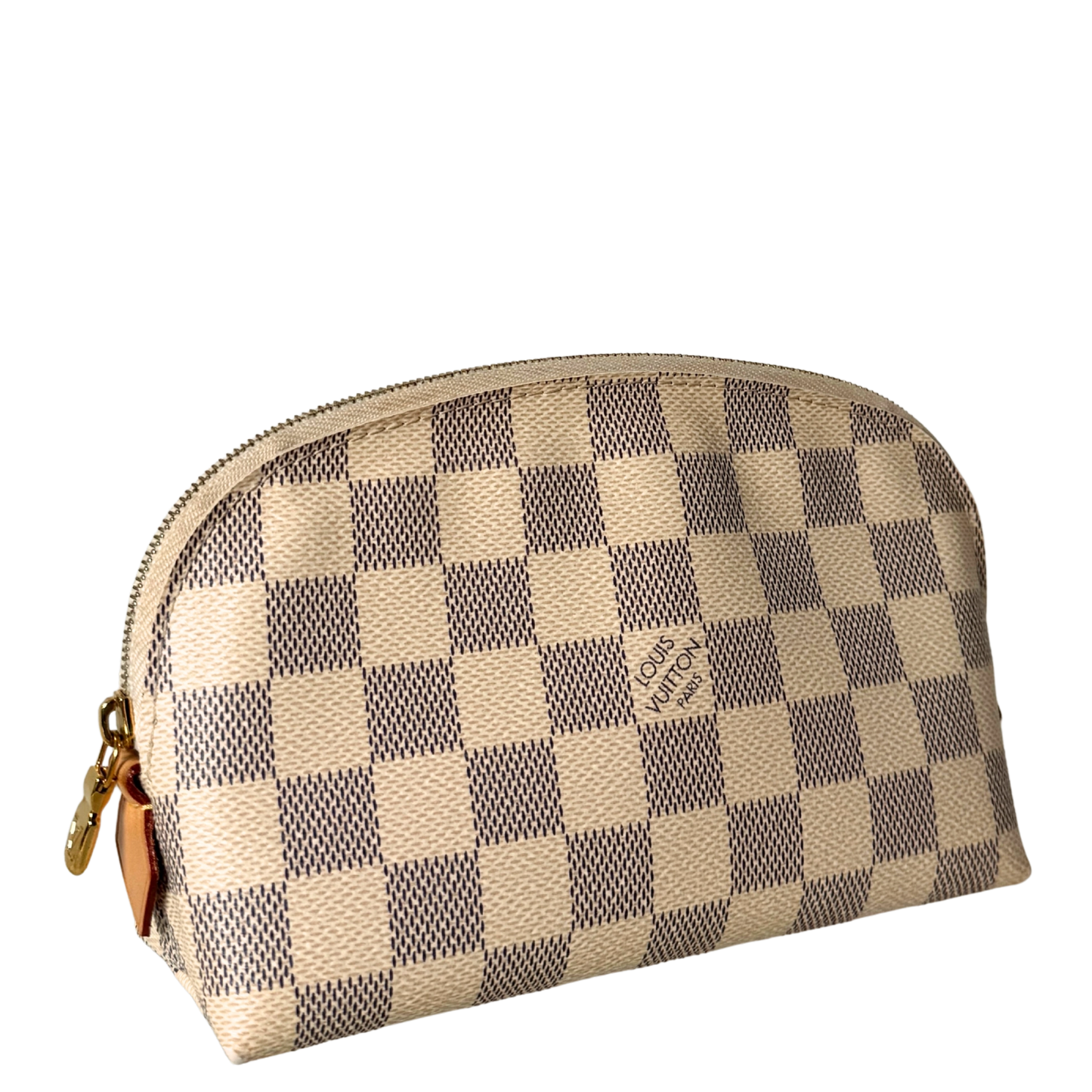 Louis Vuitton Cosmetic Pouch PM Damier Azur N60024 Beige / sehr gut Louis Vuitton