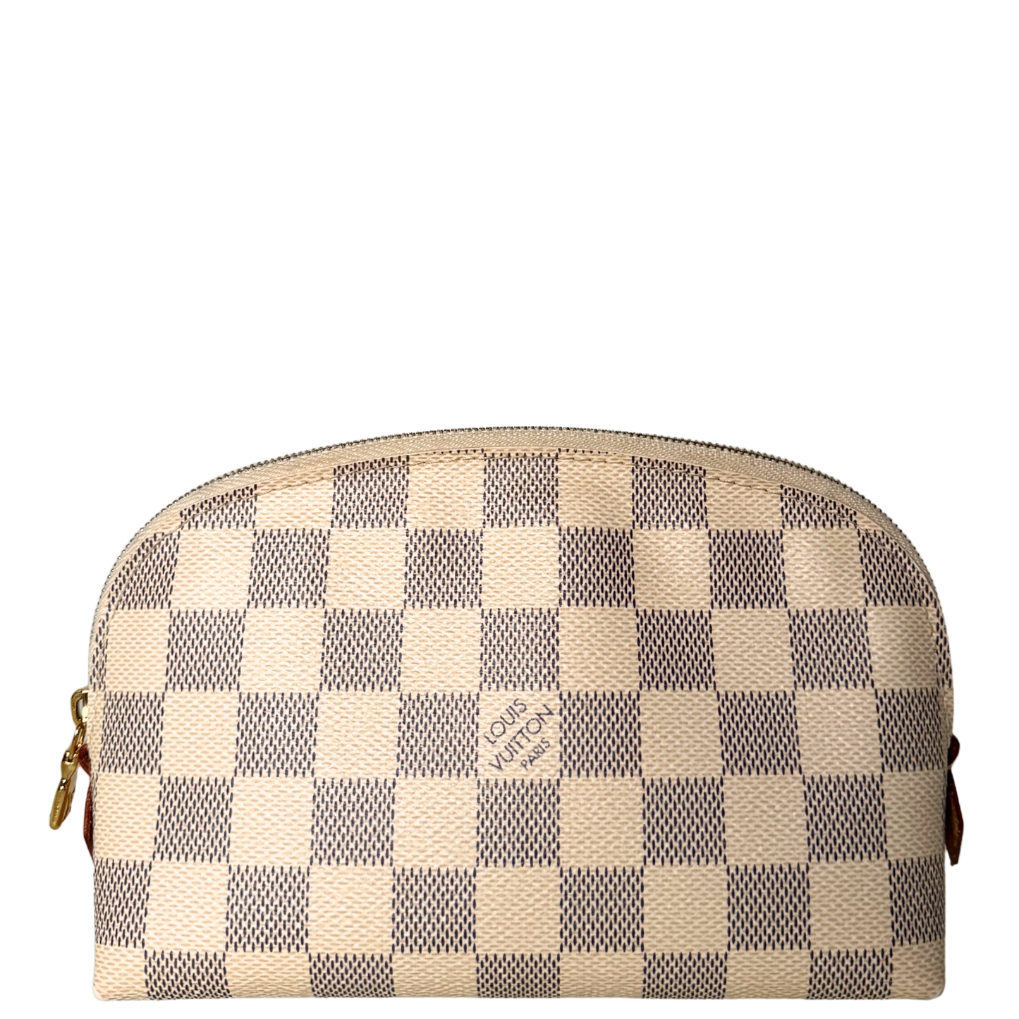 Louis Vuitton Cosmetic Pouch PM Damier Azur N60024 Beige / sehr gut Louis Vuitton