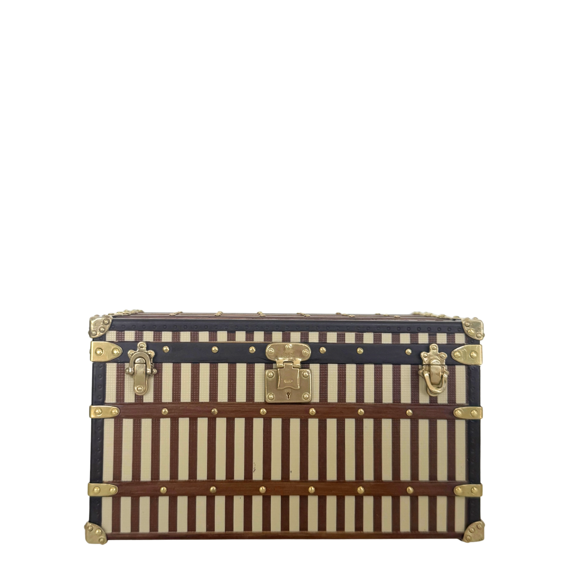 Louis Vuitton Malle Courrier 1888 Trunk Briefbeschwerer Braun M99729 / sehr gut Louis Vuitton