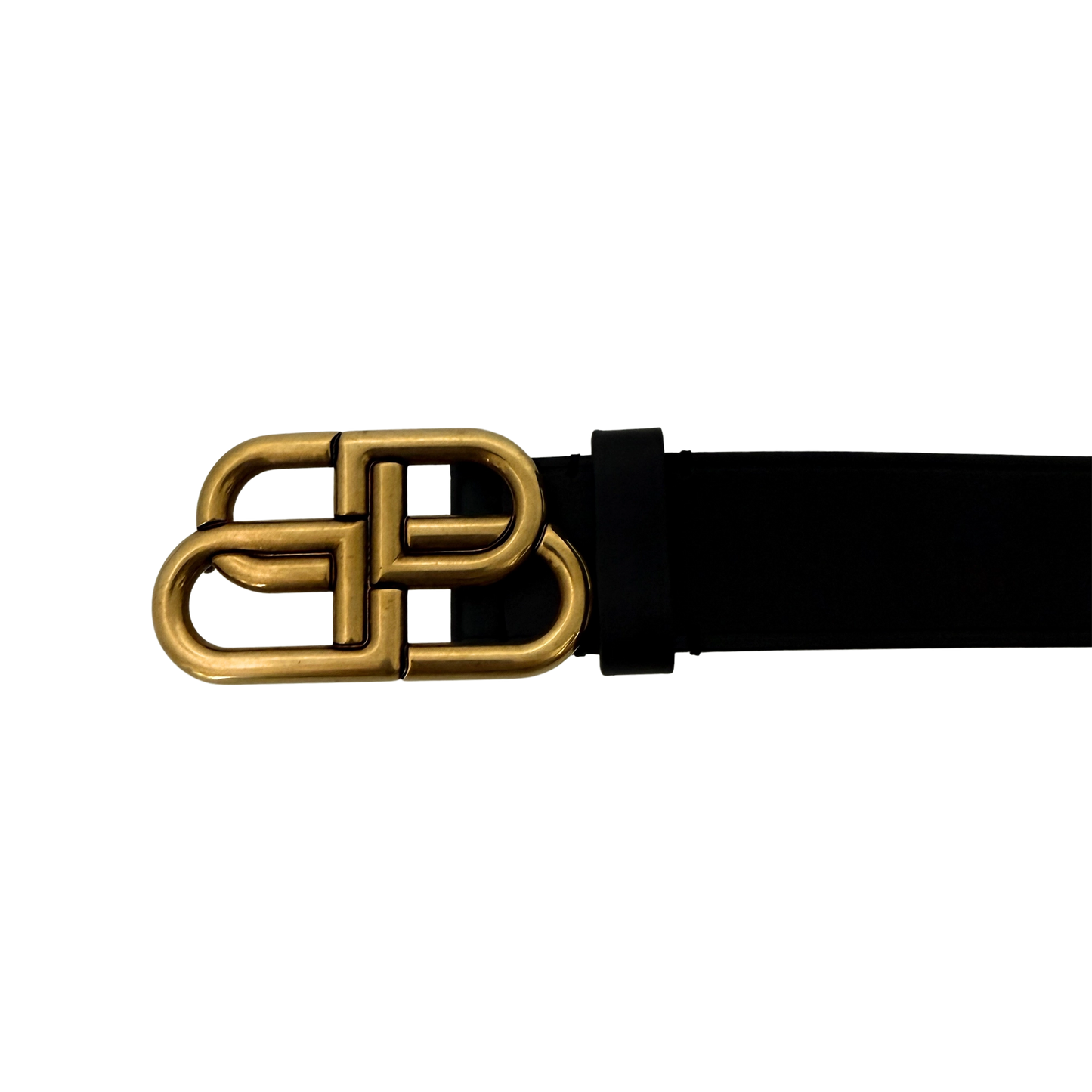Balenciaga BB Buckle Gürtel 80cm Schwarz / sehr gut Balenciaga