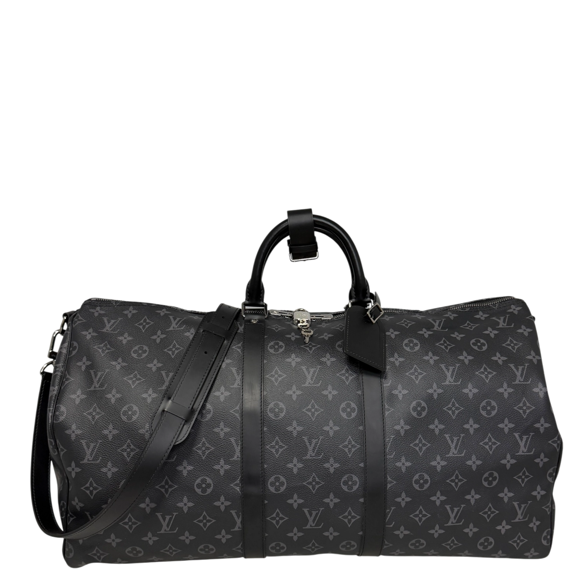Louis Vuitton Keepall 55 Monogram Eclipse M40605 / sehr gut Louis Vuitton