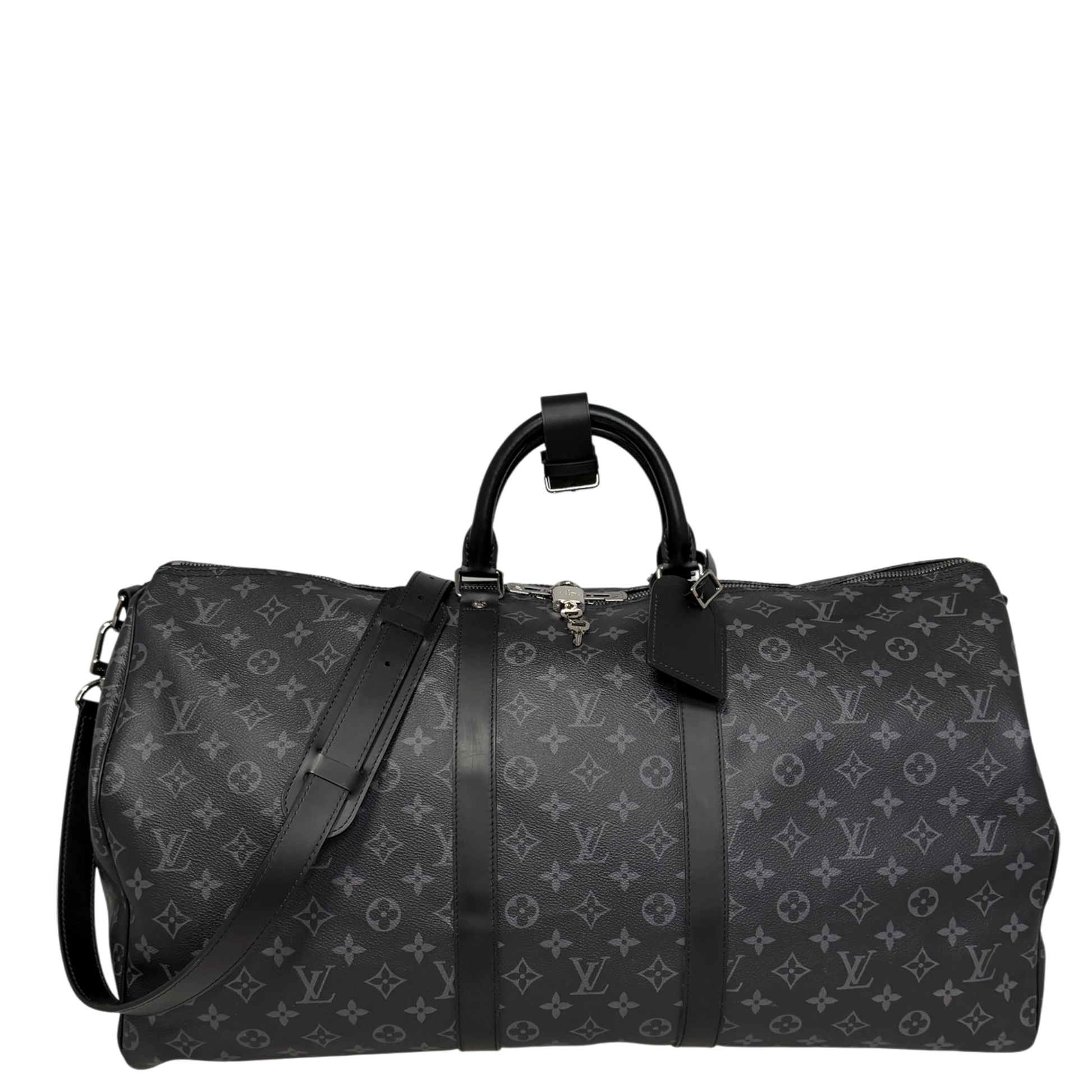 Louis Vuitton Keepall 55 Monogram Eclipse M40605 / sehr gut Louis Vuitton