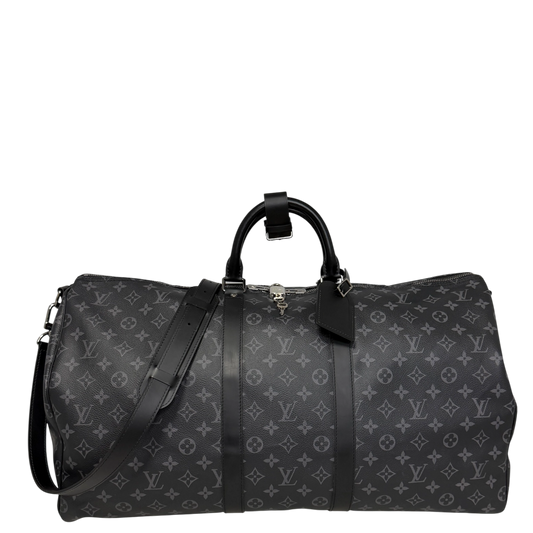 Louis Vuitton Keepall 55 Monogram Eclipse M40605 / sehr gut Louis Vuitton