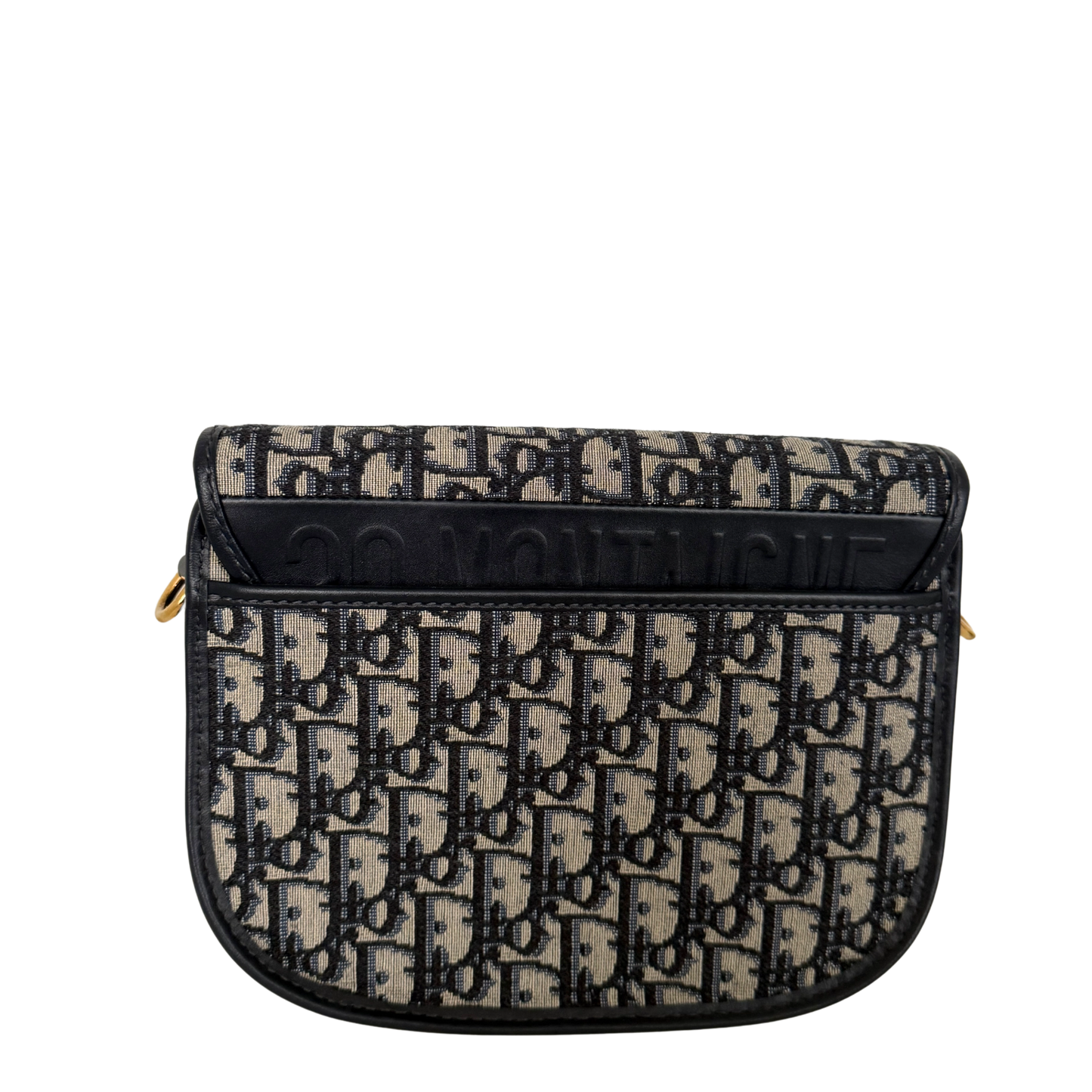 Dior Bobby Tasche Medium Dior Oblique Jacquard Blau mit zusätzlichem Schulterriemen / neuwertig Dior